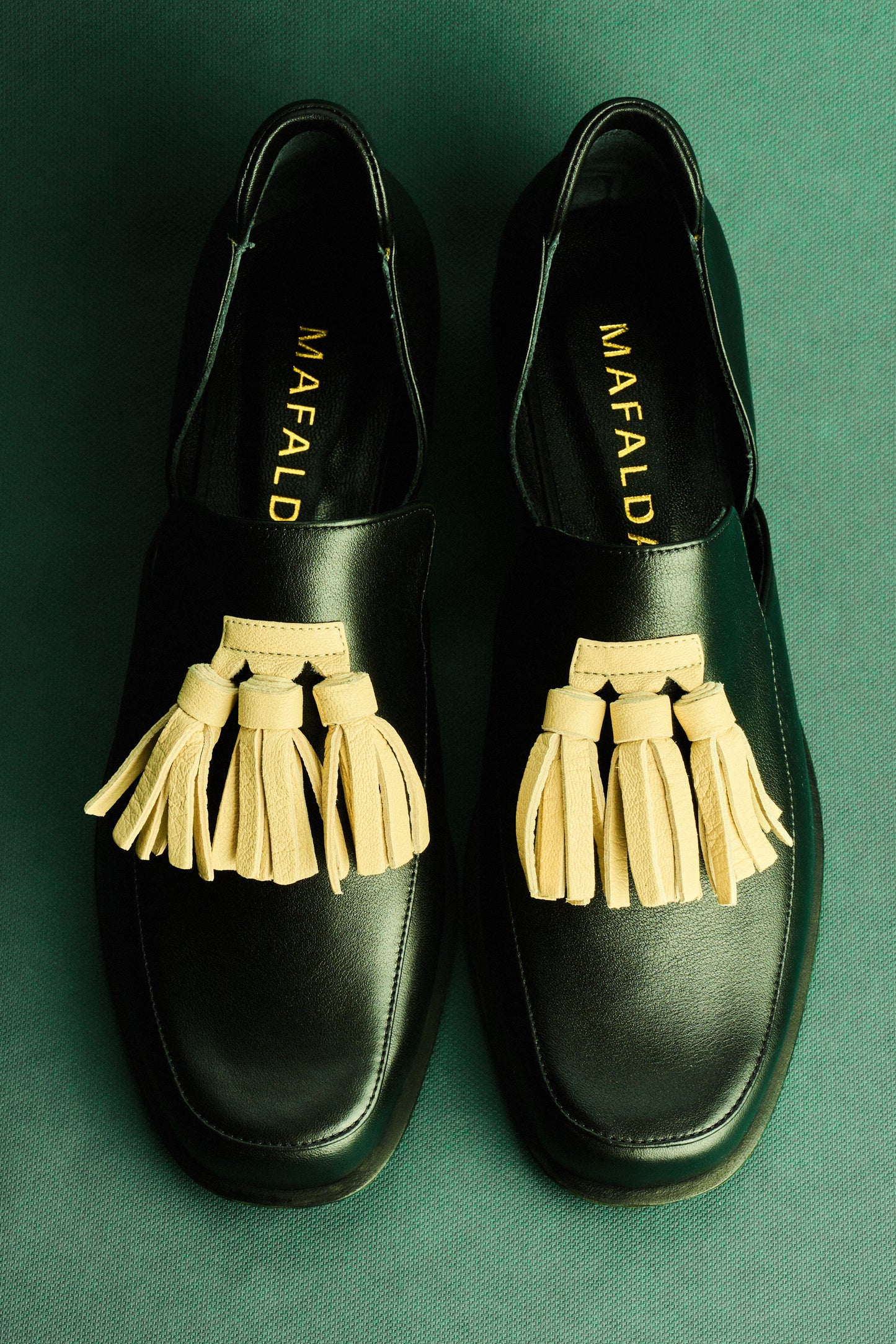 Loren Tassel Black Loafer