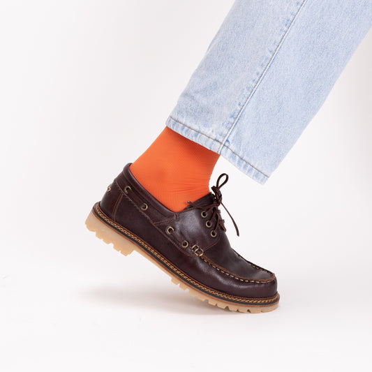 Donatela Brown Boat Shoes