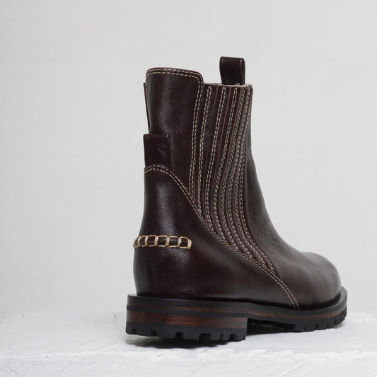 Marah Coffee Brown Chelsea Boots