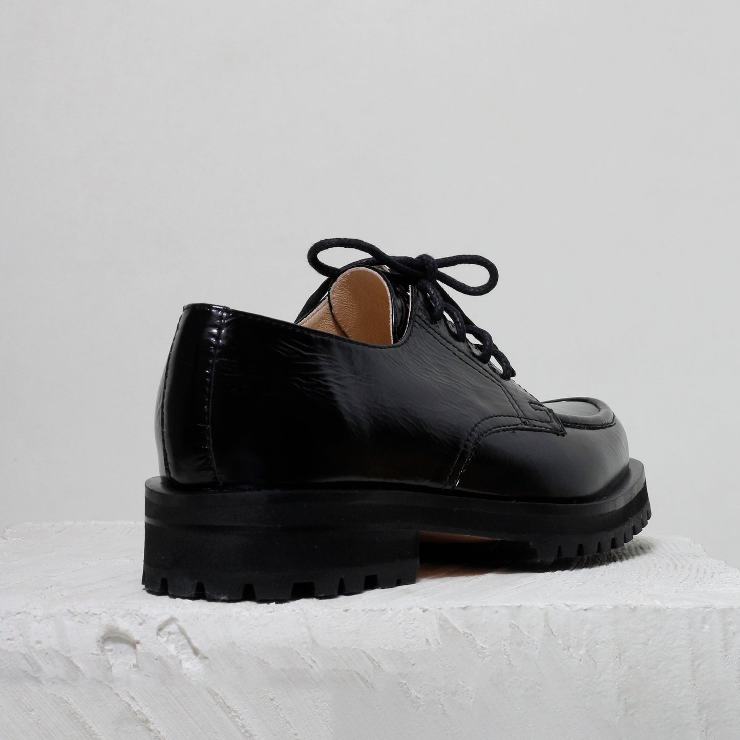 Catarina Black Patent Loafer