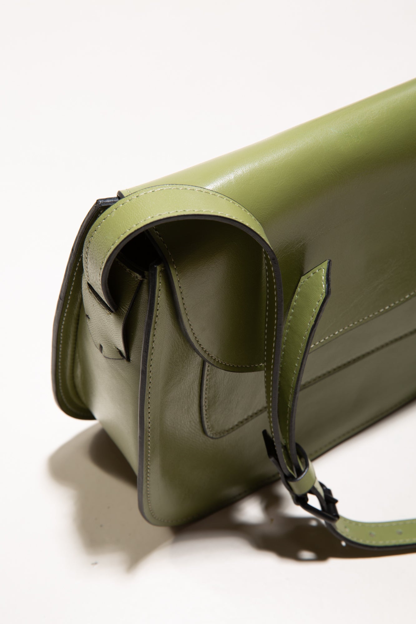 Isla Off the Shoulder Forest Green Handbag