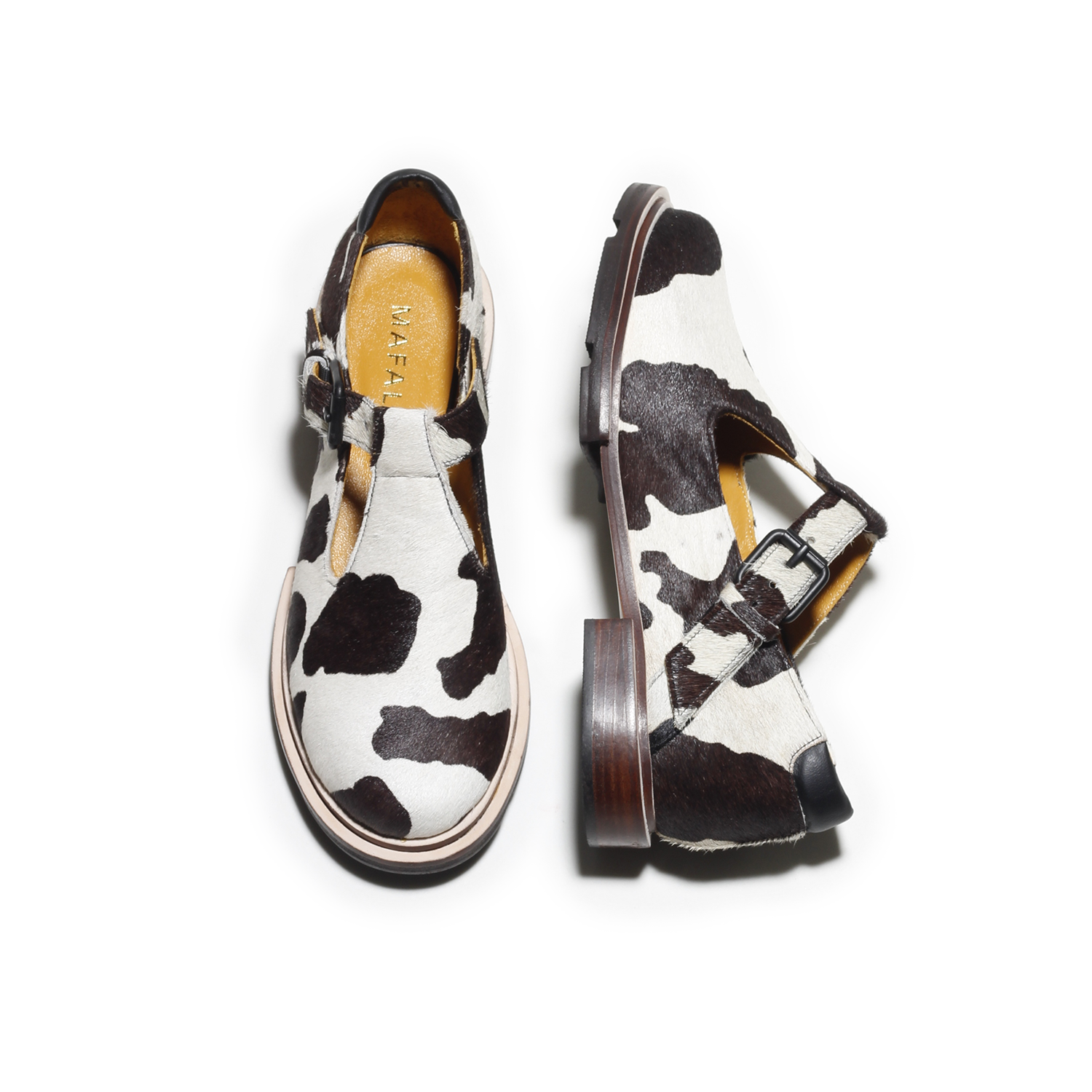 Mary Cow Print Mary-Janes â Mafalda