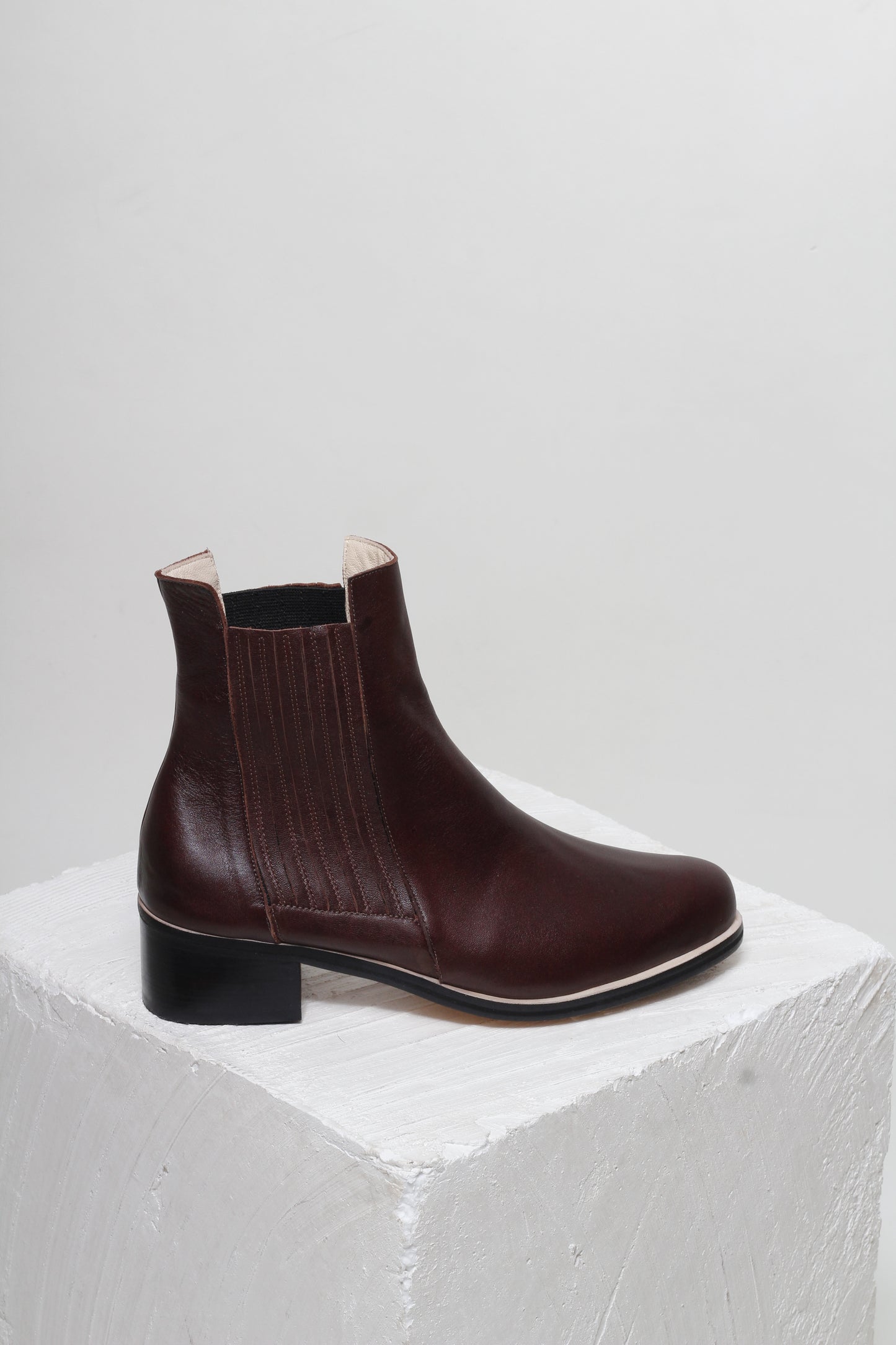 Nina Coffee Brown Chelsea Boots