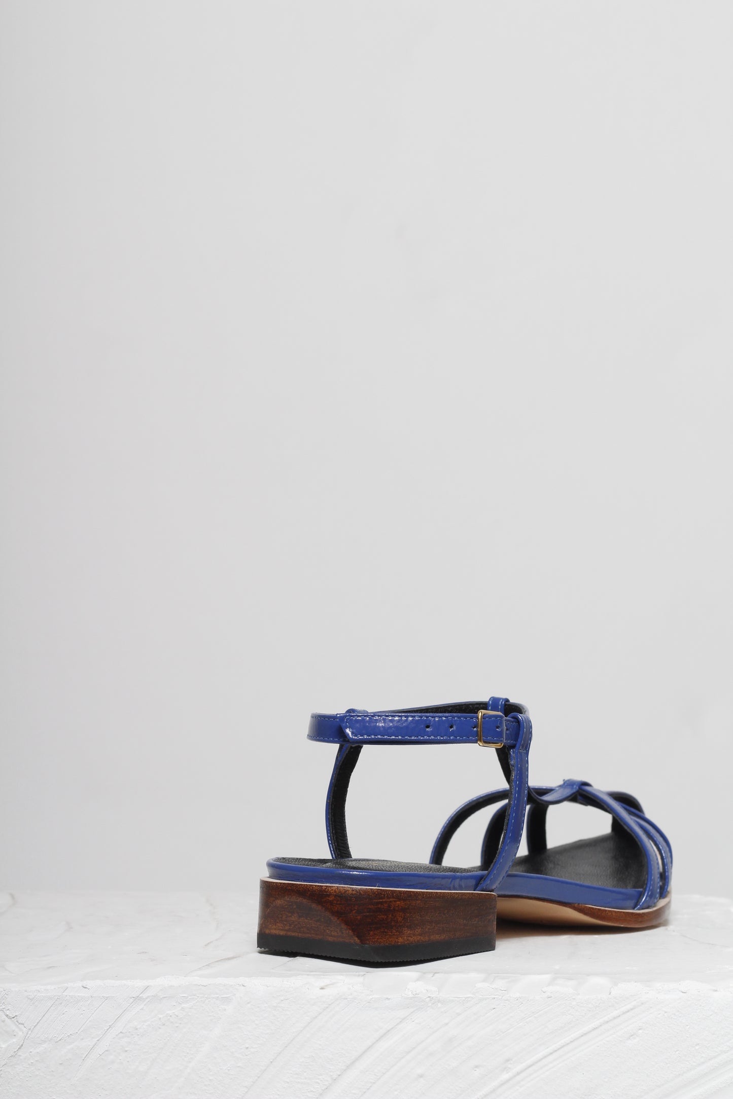 Alice Indigo Blue Flat Sandals