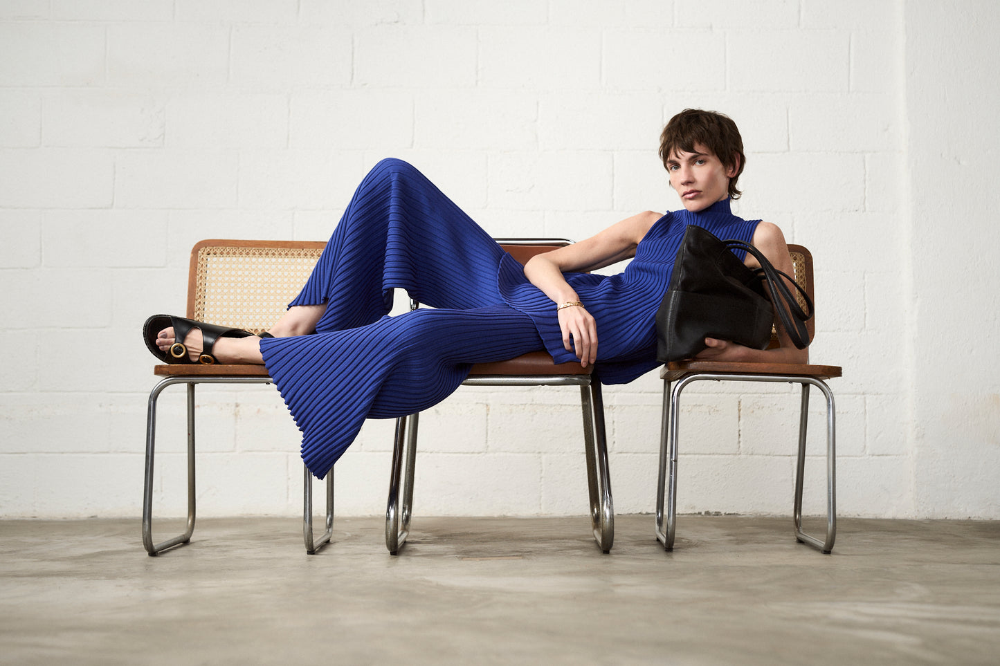 Valentina Black Tote Bag