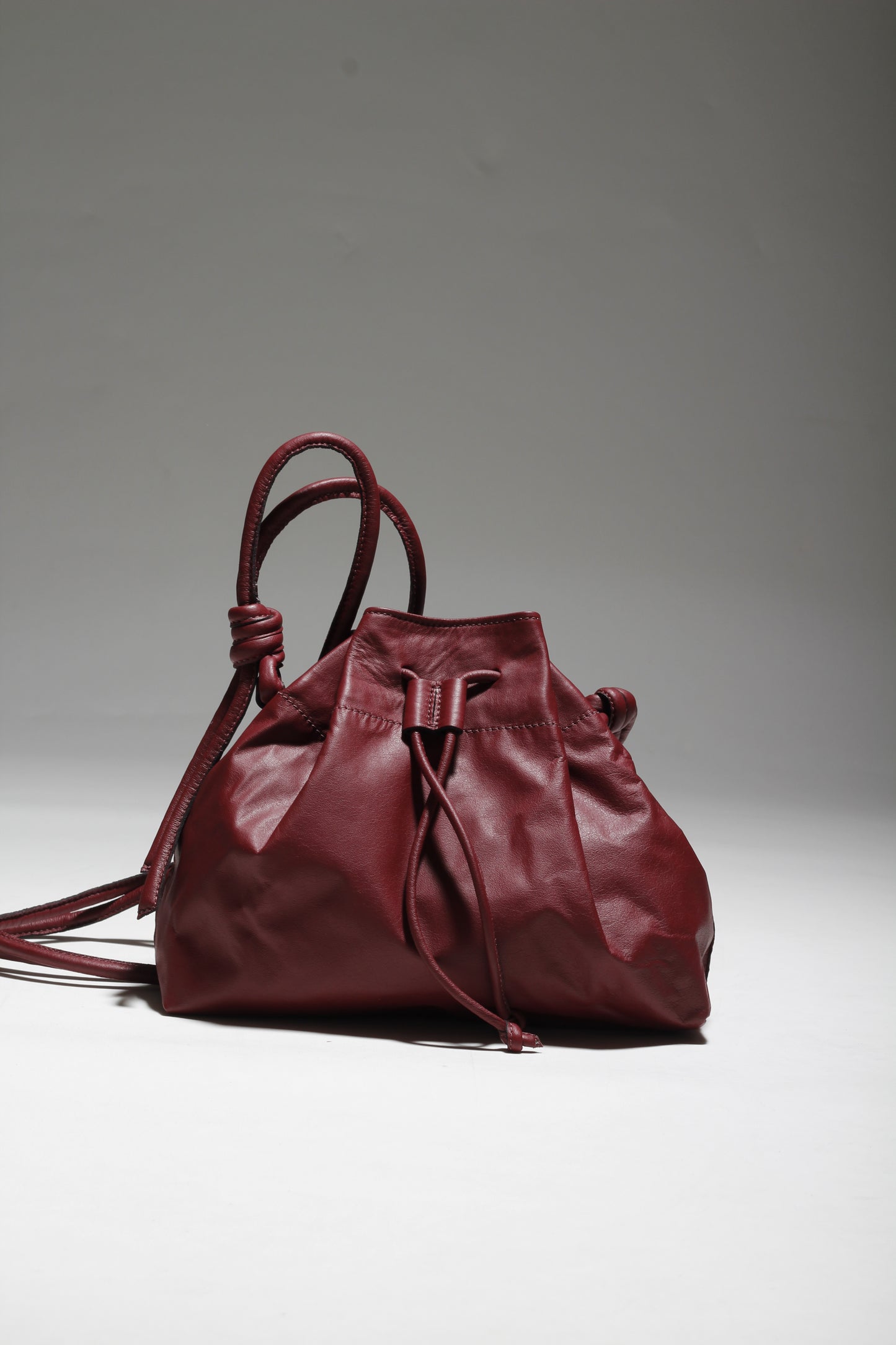 Noa Wine Drawstring Bag
