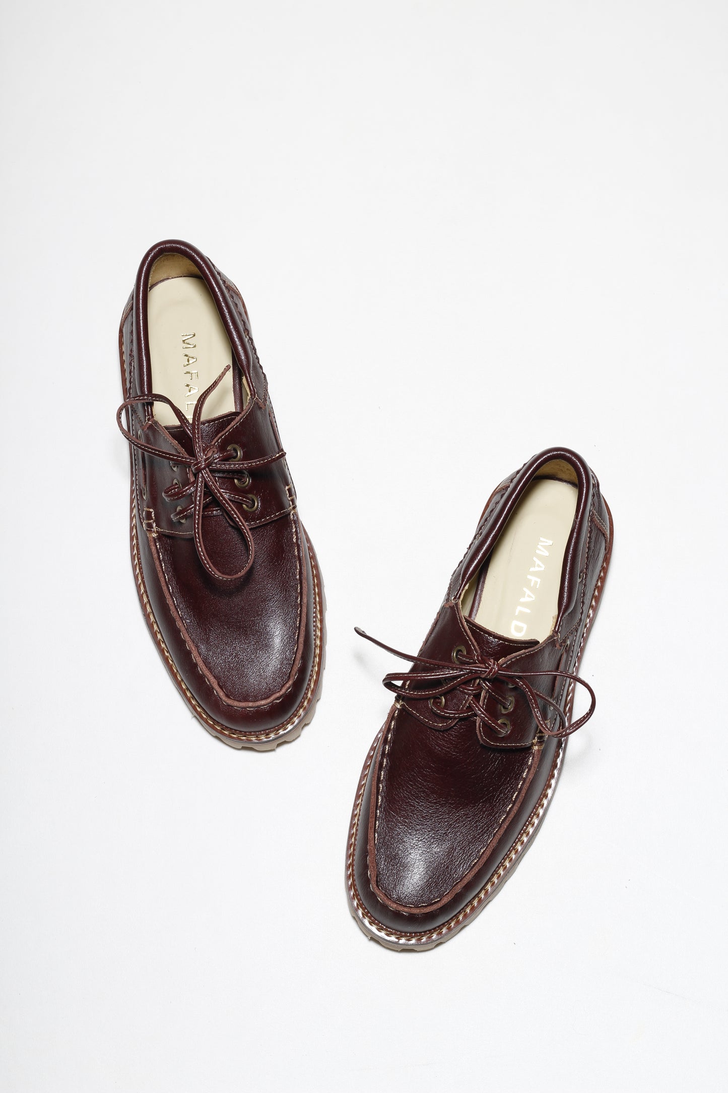 Donatela Brown Boat Shoes