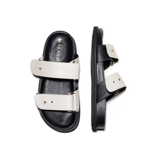 Francine Off-White Slides