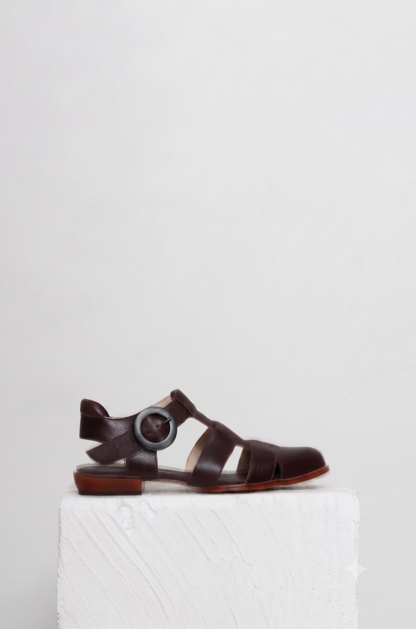 Eloah Brown Fisherman Sandals