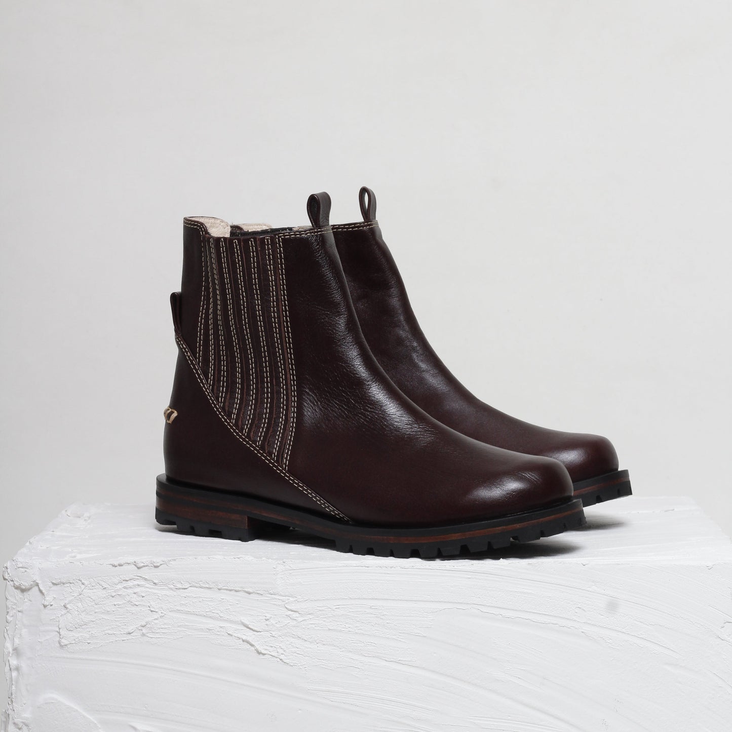 Marah Coffee Brown Chelsea Boots
