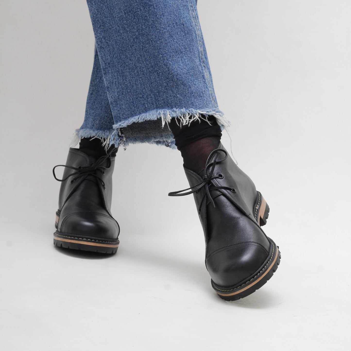 Brena Black Ankle Boots