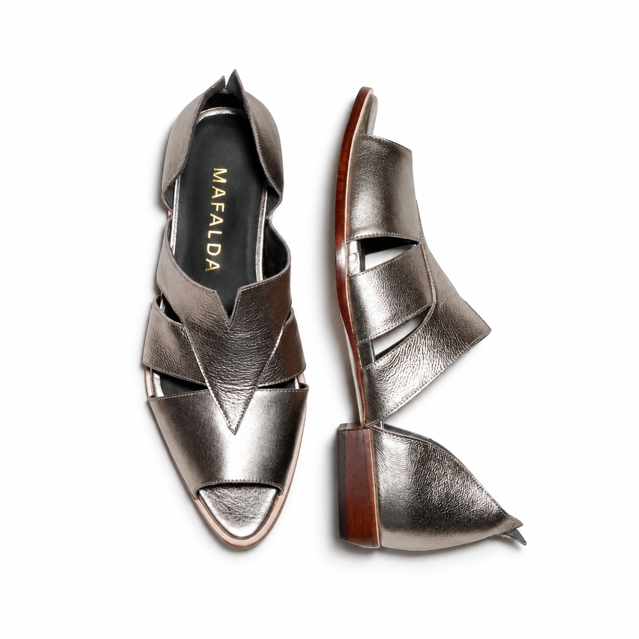 Agatha Silver Sandals