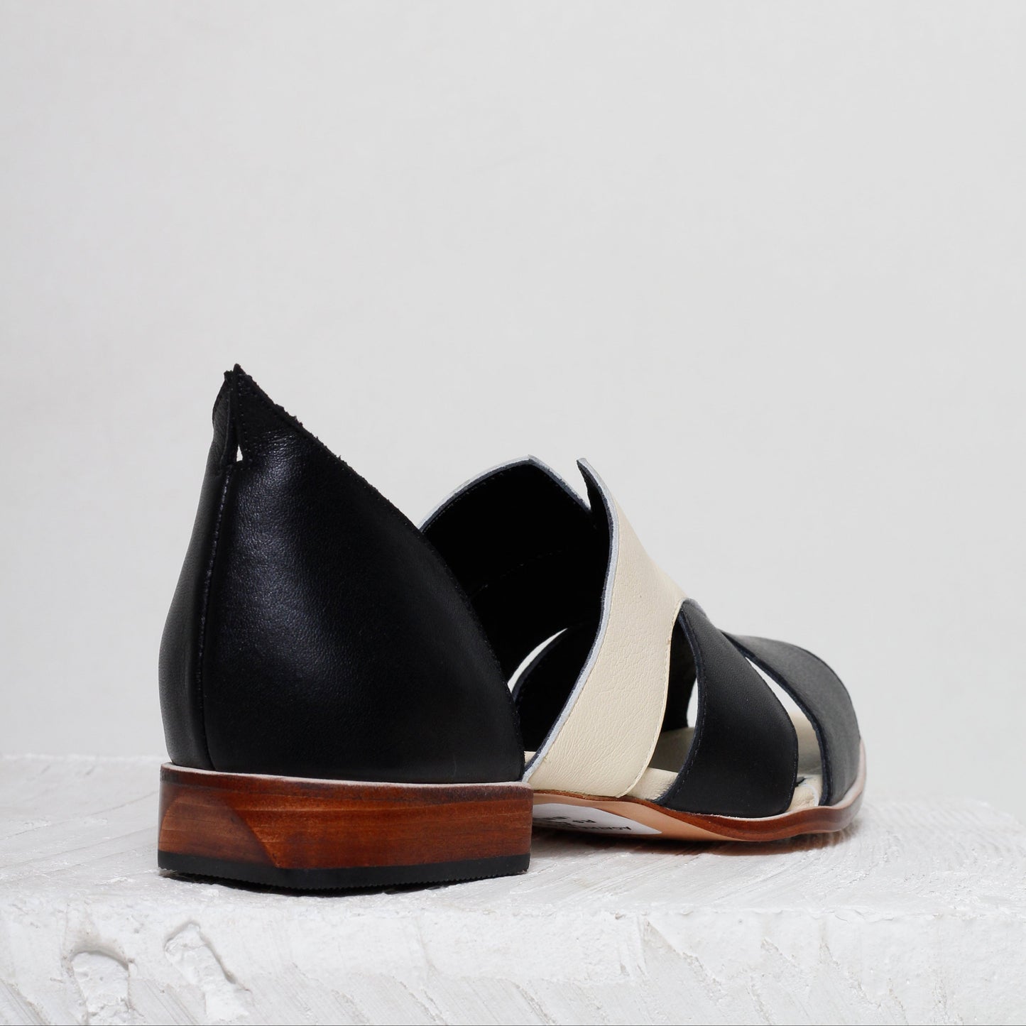 Agatha Two-Tone Peep-Toe Sandals