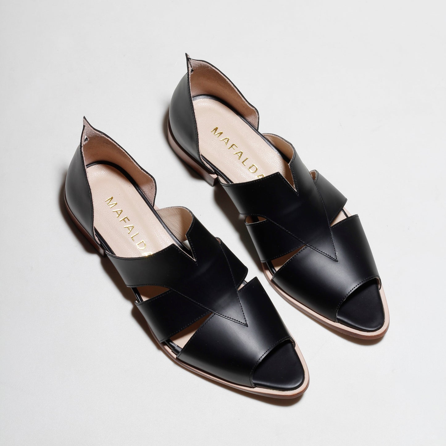 Agatha Black Sandals
