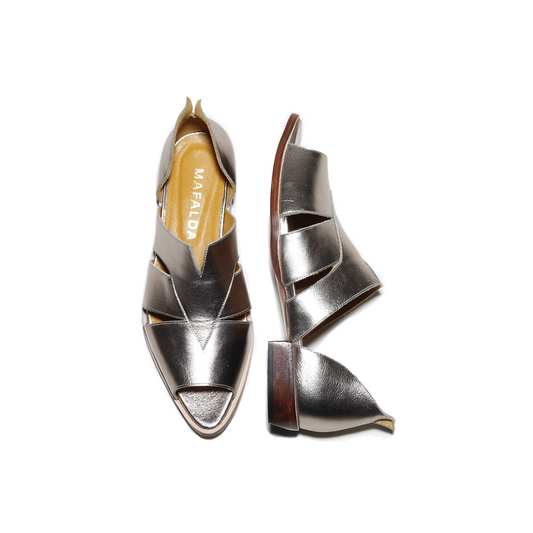 Agatha Silver Sandals