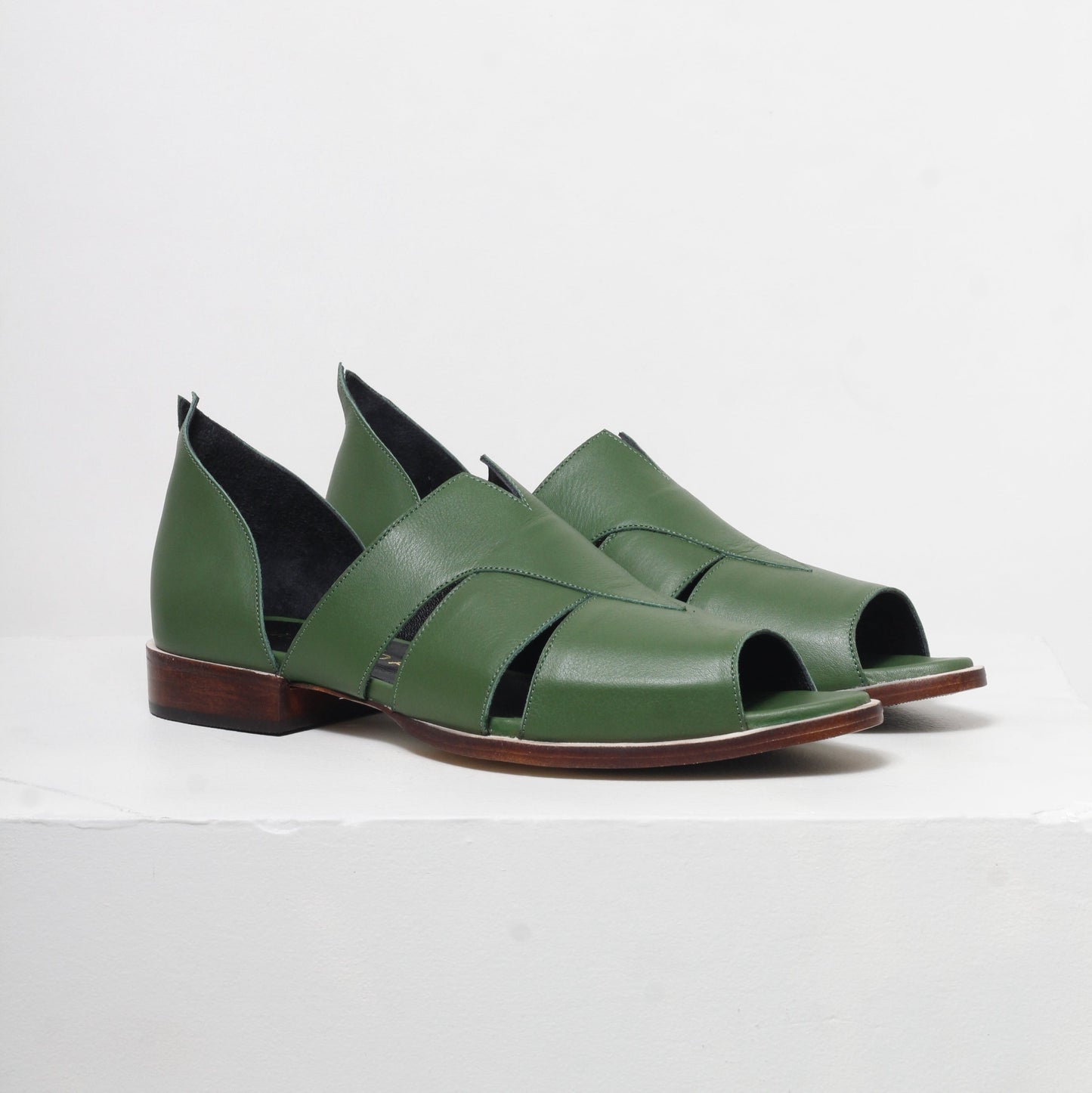 Agatha Green Sandals