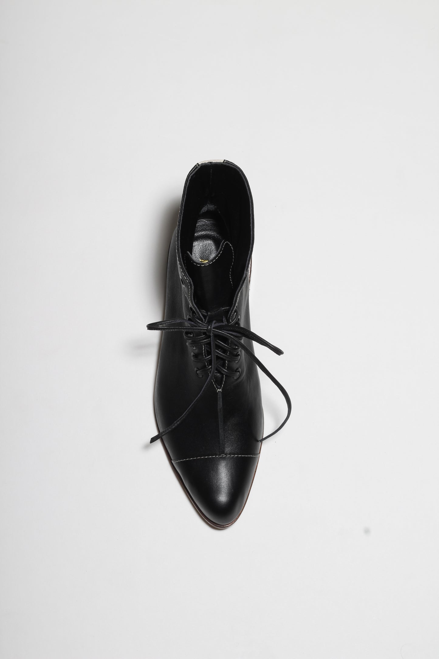 Amelie Black Pointy Toe Ankle Boots