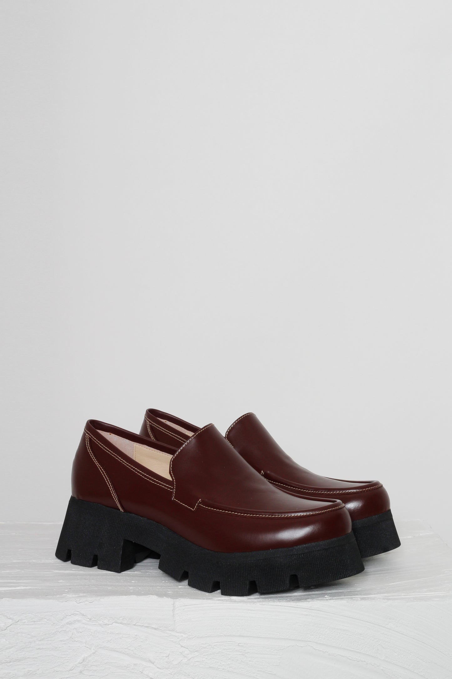 Cameron Chunky Coffee Brown Loafers