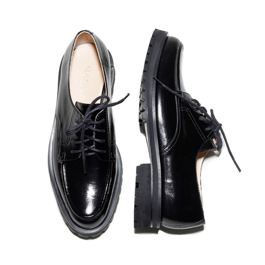 Catarina Black Patent Loafer