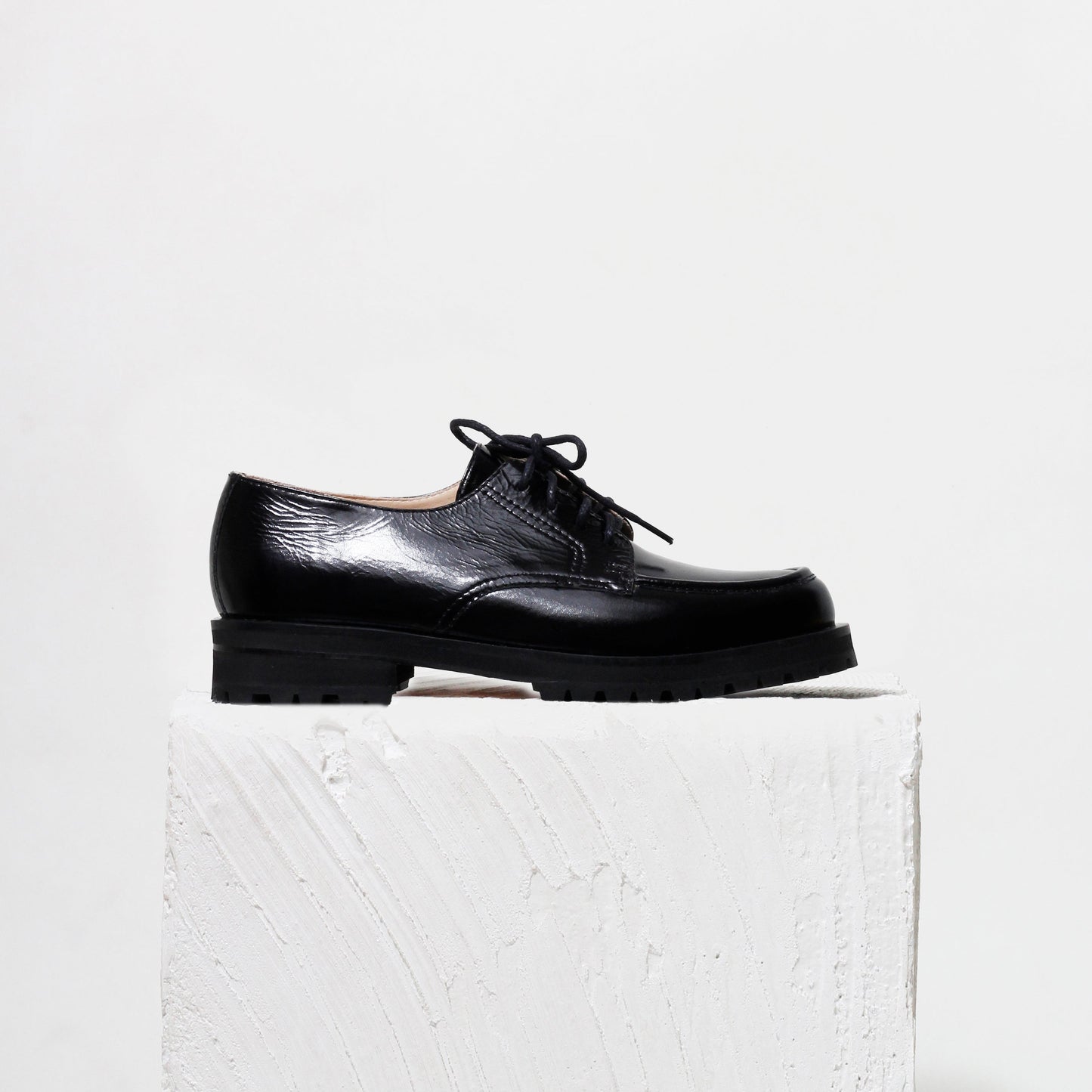 Catarina Black Patent Loafer