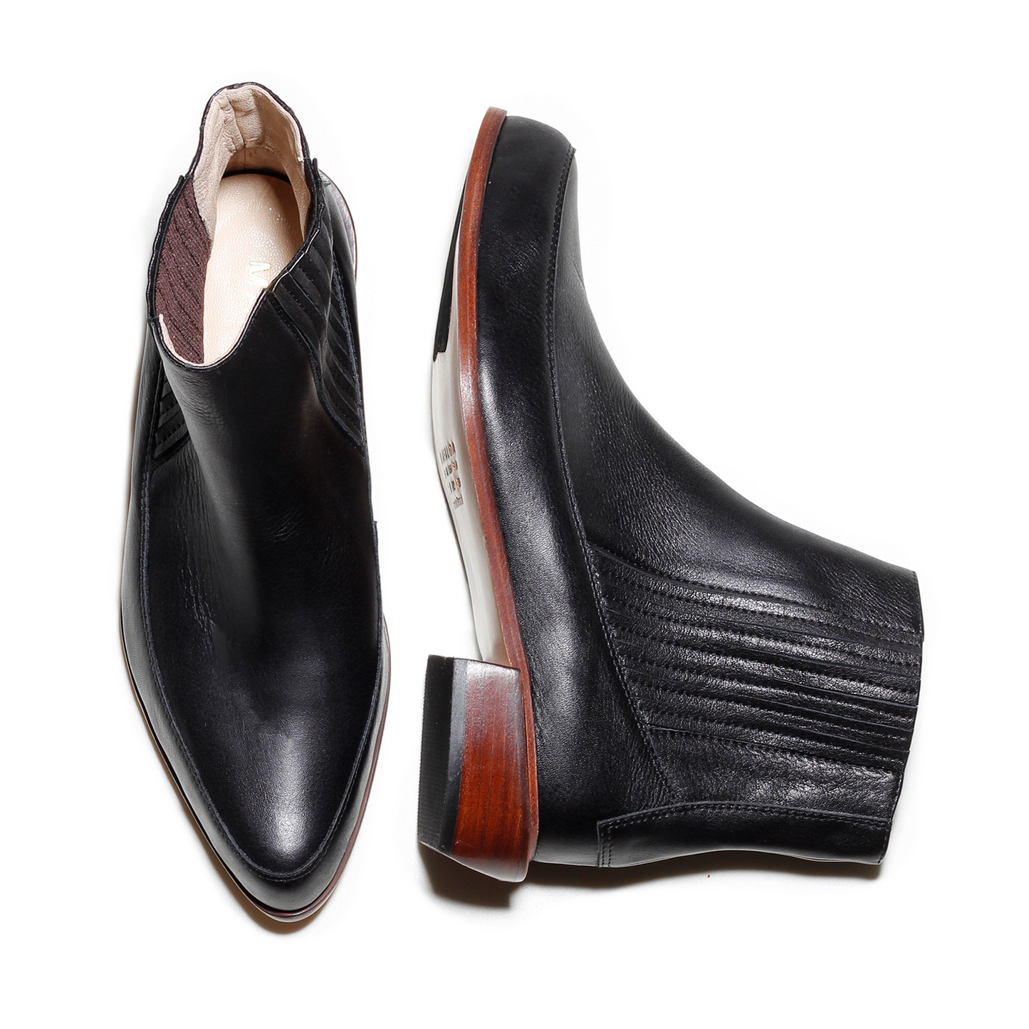 Cordelia Black Ankle Boots