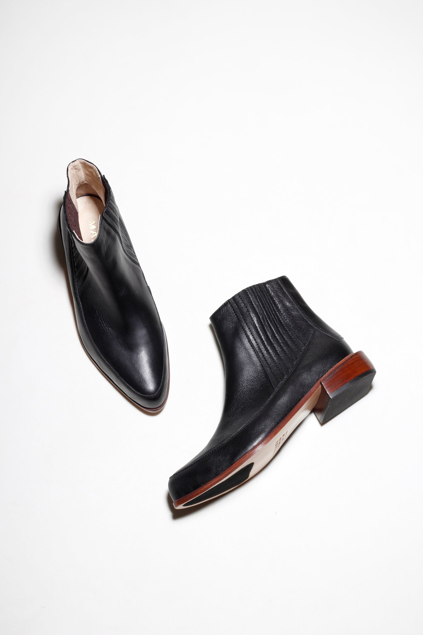 Cordelia Black Ankle Boots