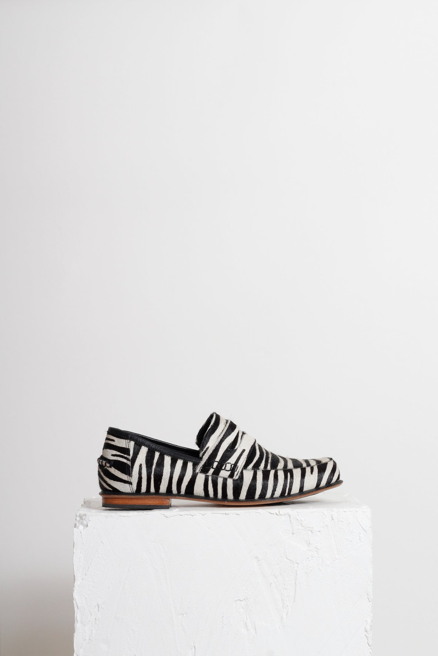 Diana Zebra Pony Loafers