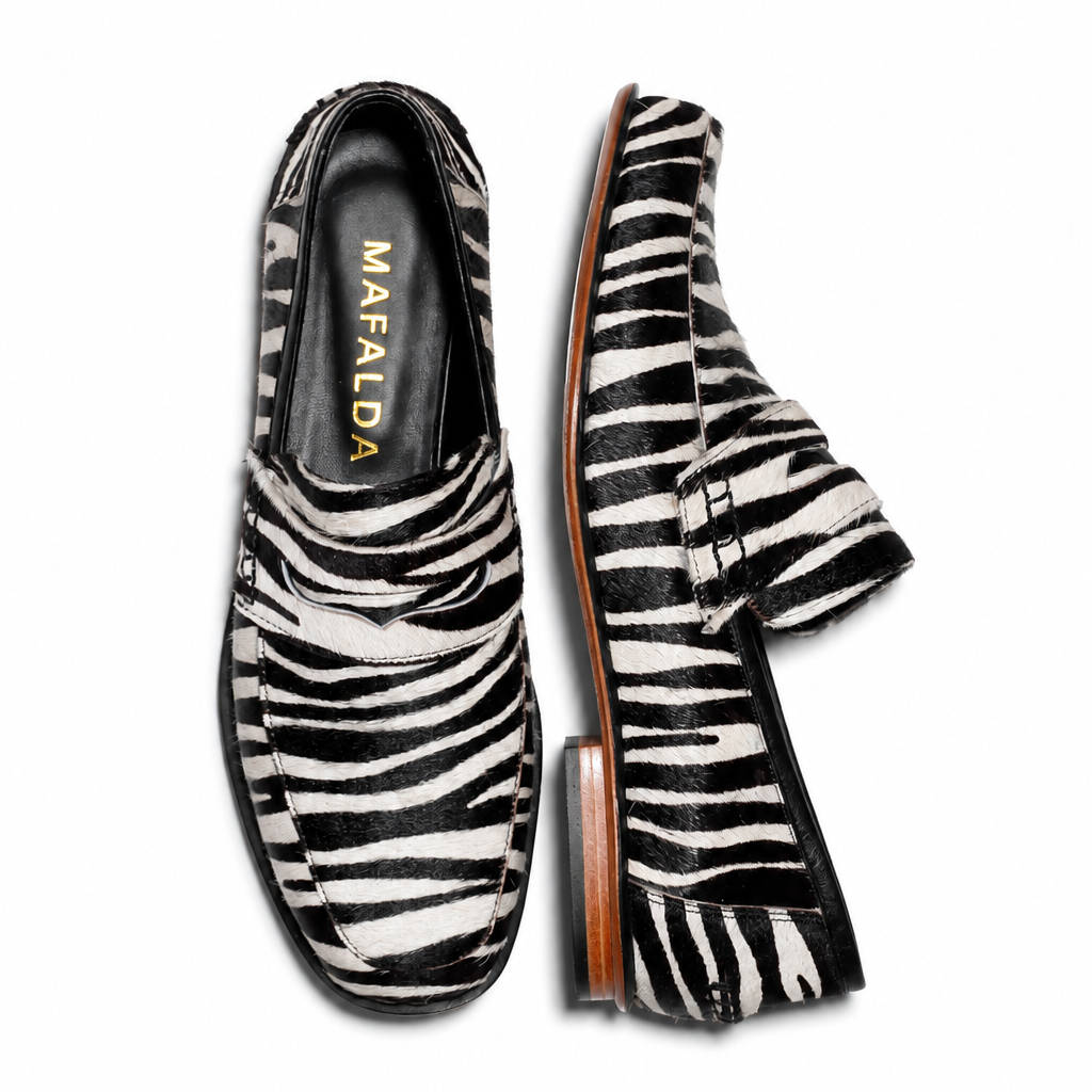 Diana Zebra Pony Loafers