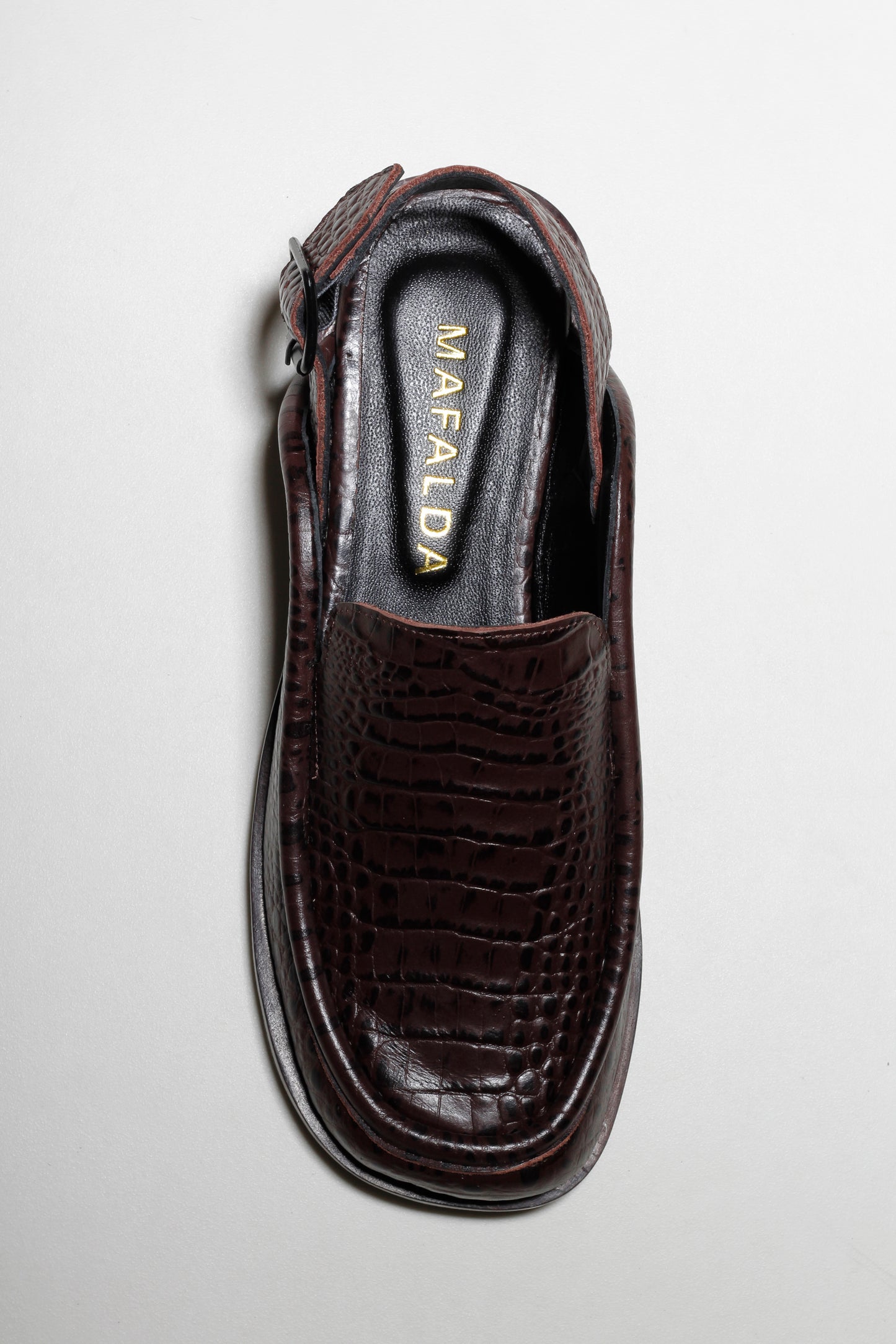 Dominic Croco Textured Slingback Loafer