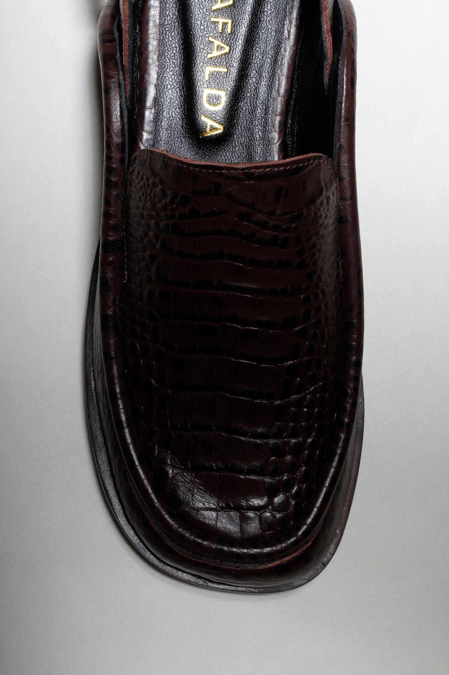 Dominic Croco Textured Slingback Loafer