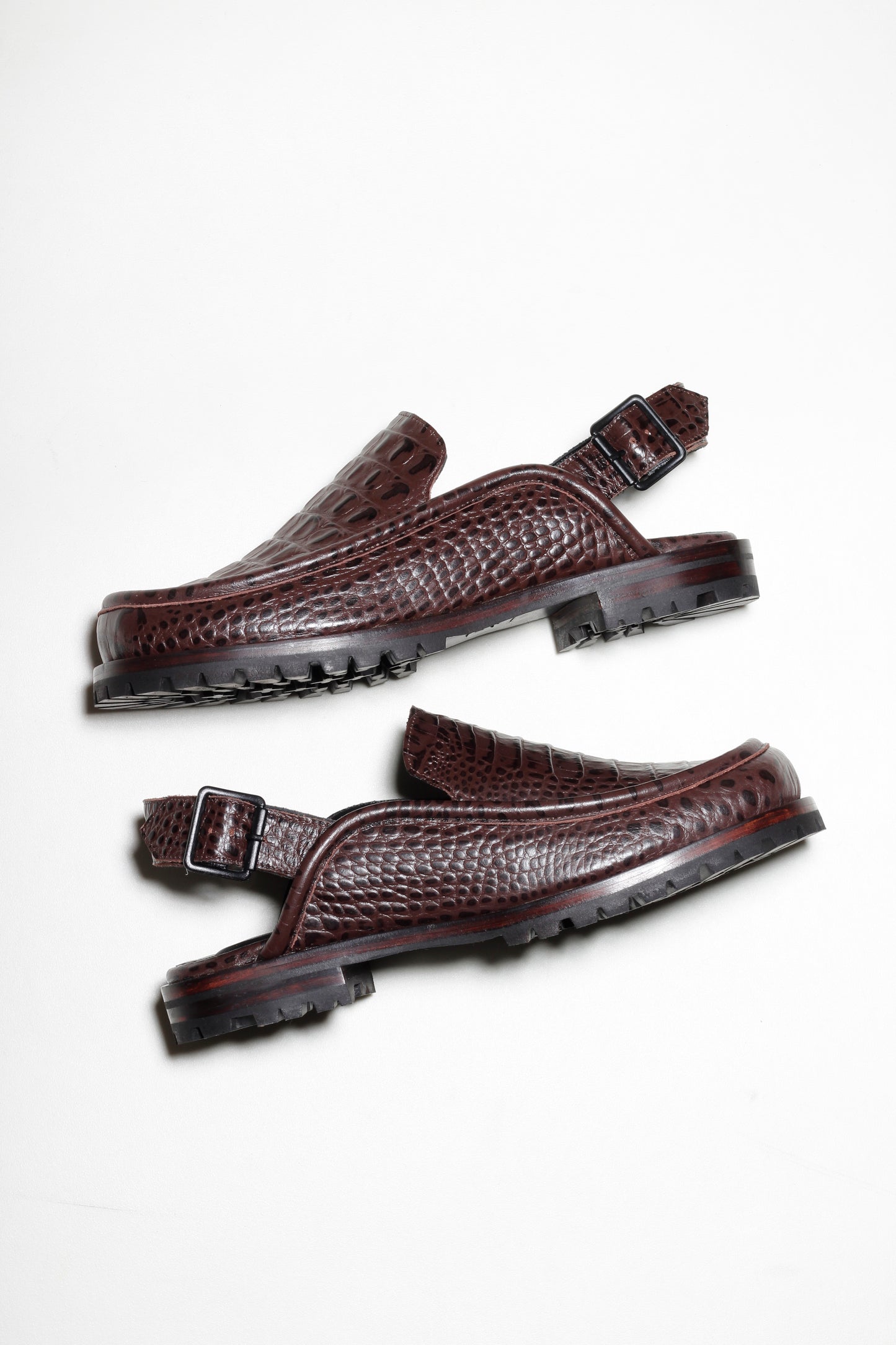 Dominic Croco Textured Slingback Loafer
