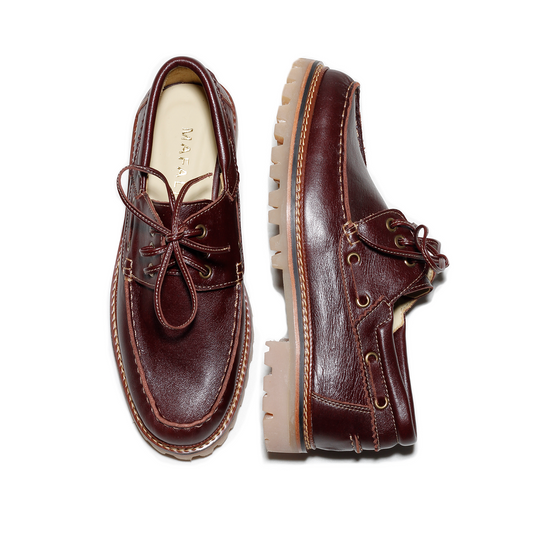 Donatela Brown Boat Shoes
