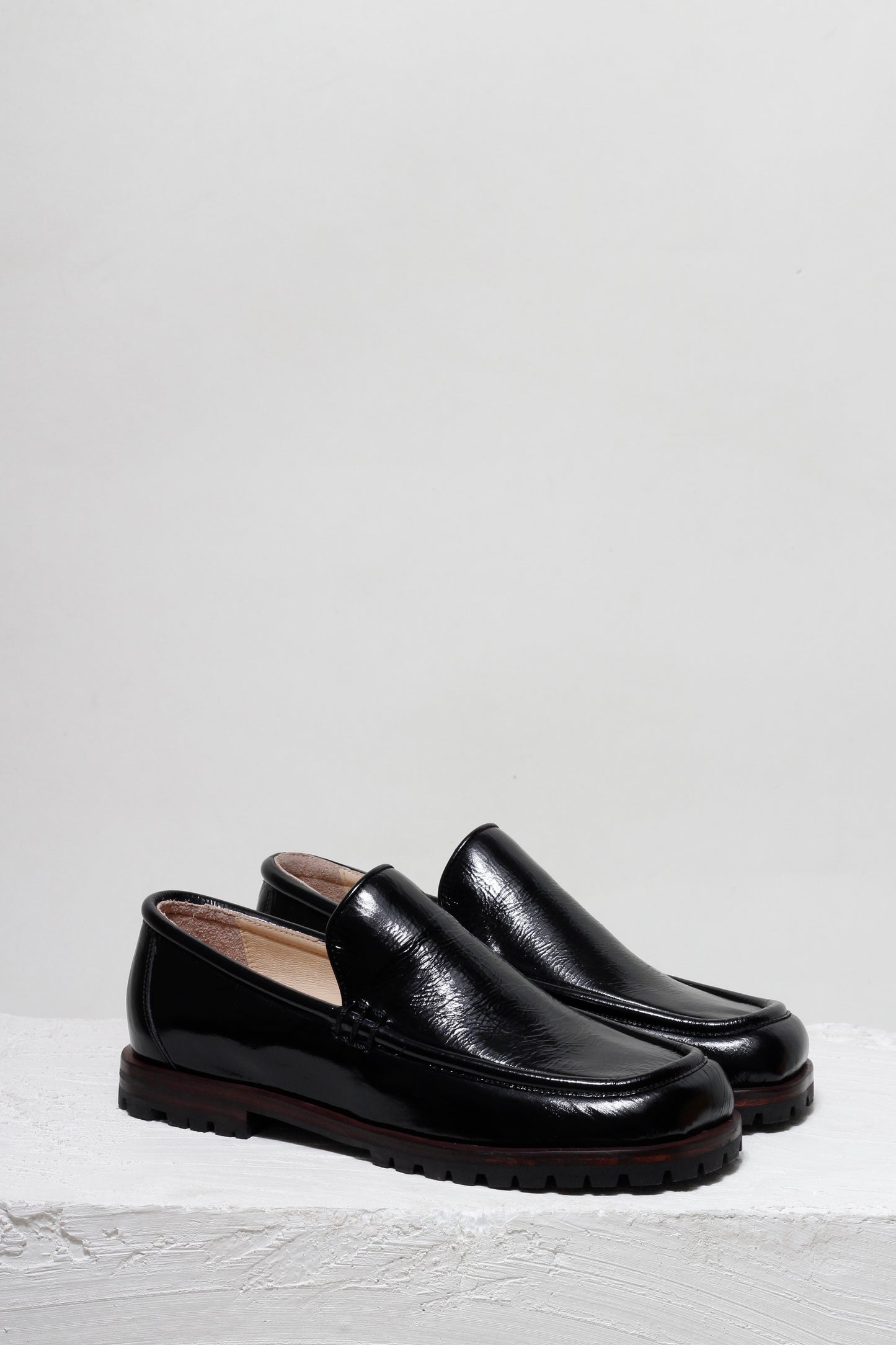 Dorothy Black Patent Loafer