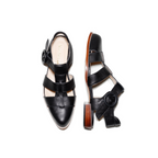 Eloah Black Fisherman Sandals