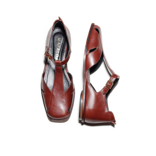 Fafa Nutella Brown Mary Janes