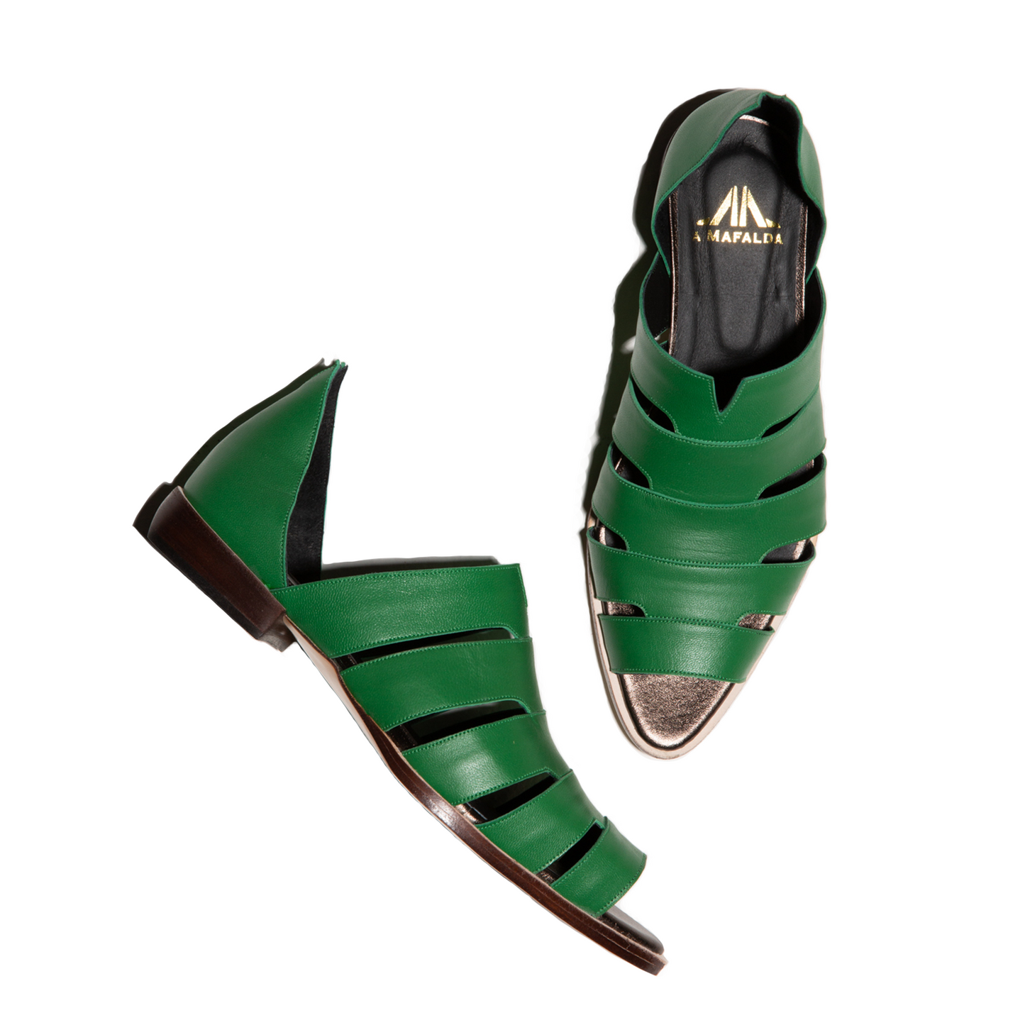 Gisele Emerald Green Sandals