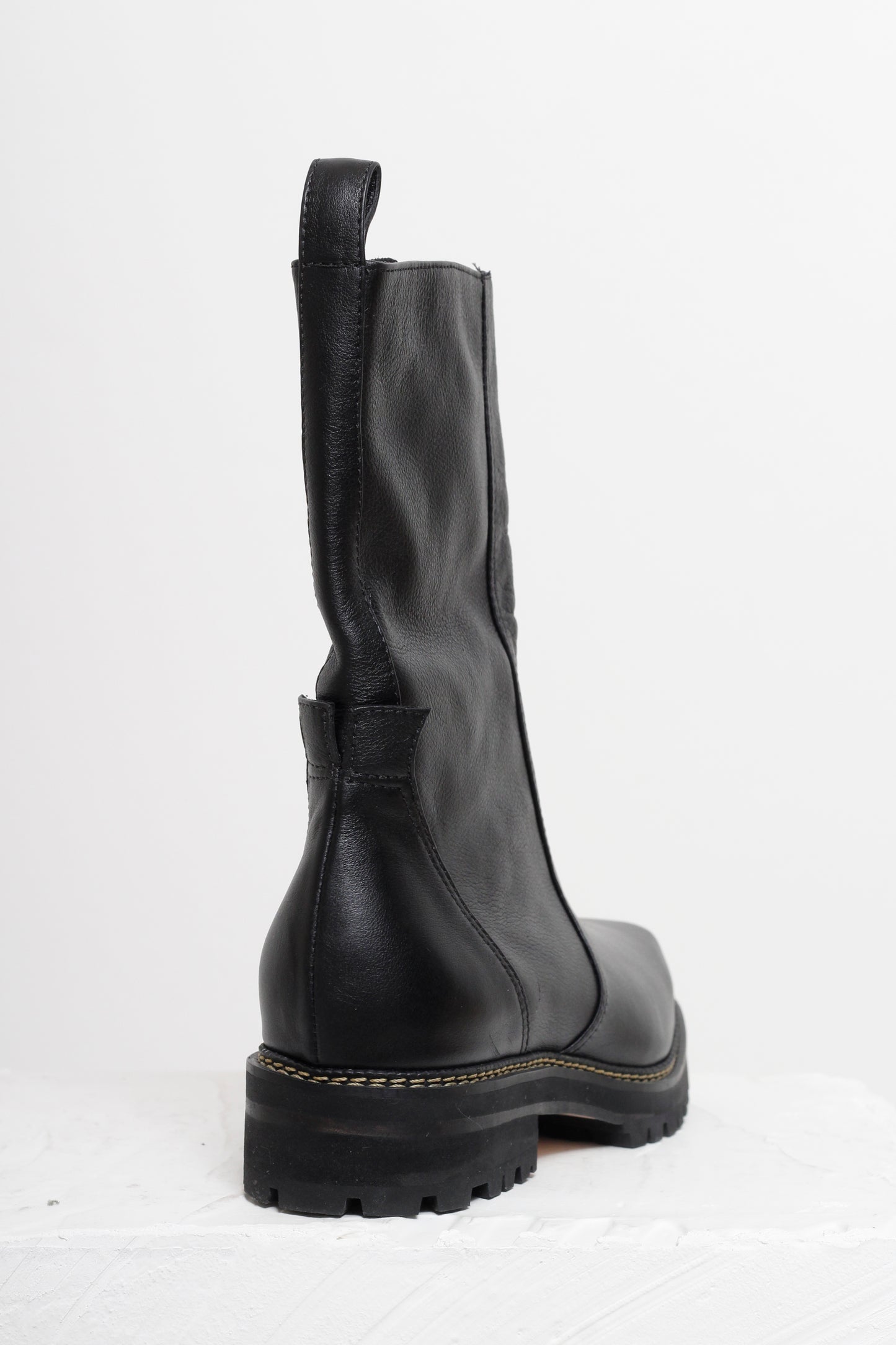 Isis Mid Calf Black Boots