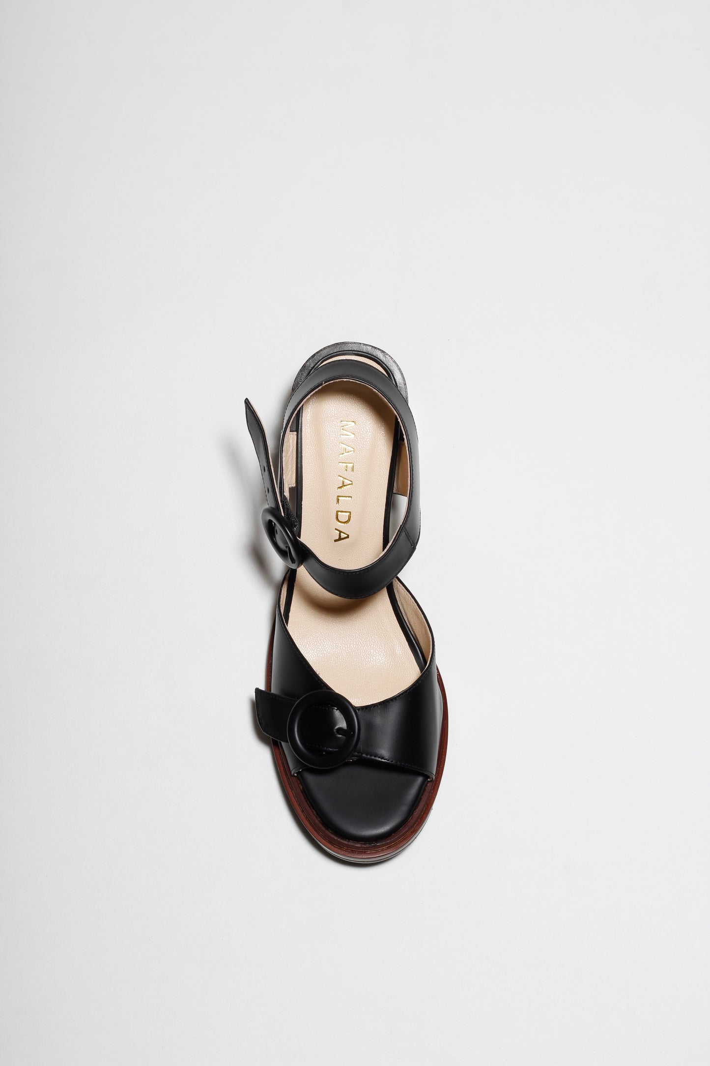 Karina Heeled Black Sandals
