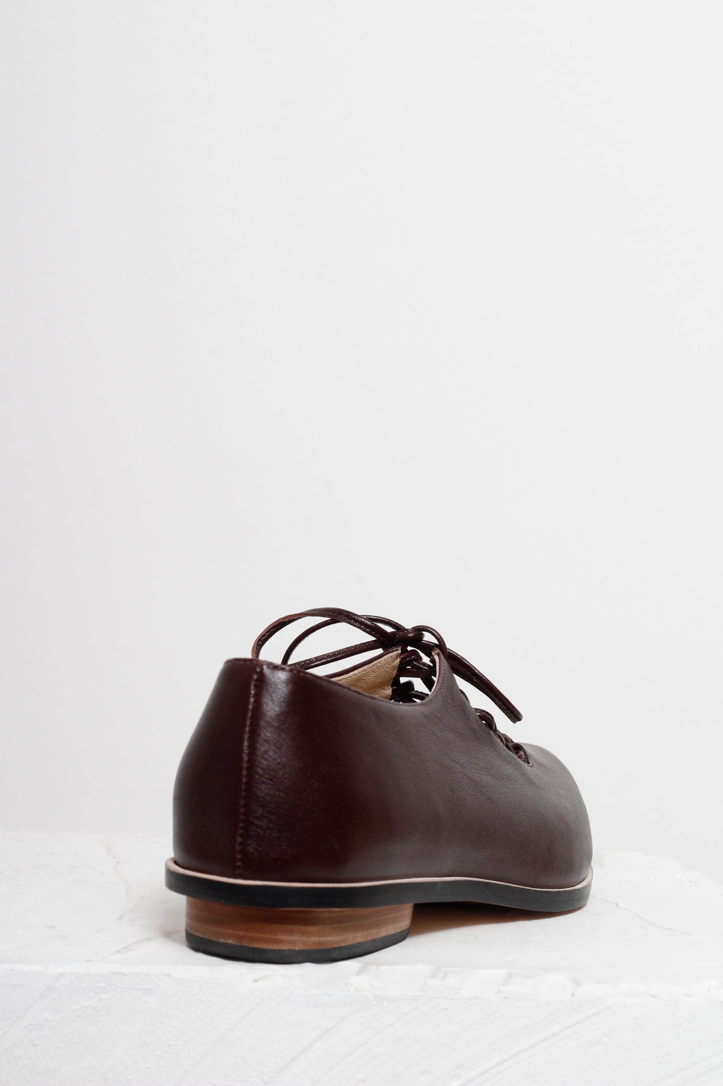 Kika Tie Up Coffee Brown Shoes
