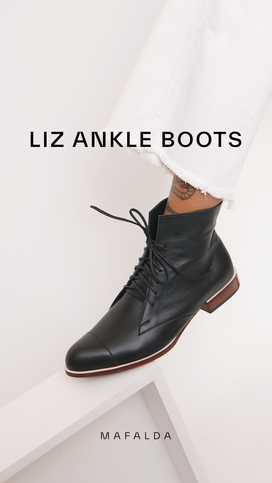 Liz Black Ankle Boots