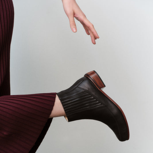 Cordelia Black Ankle Boots