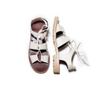 Magali Off-white Flat Sandals