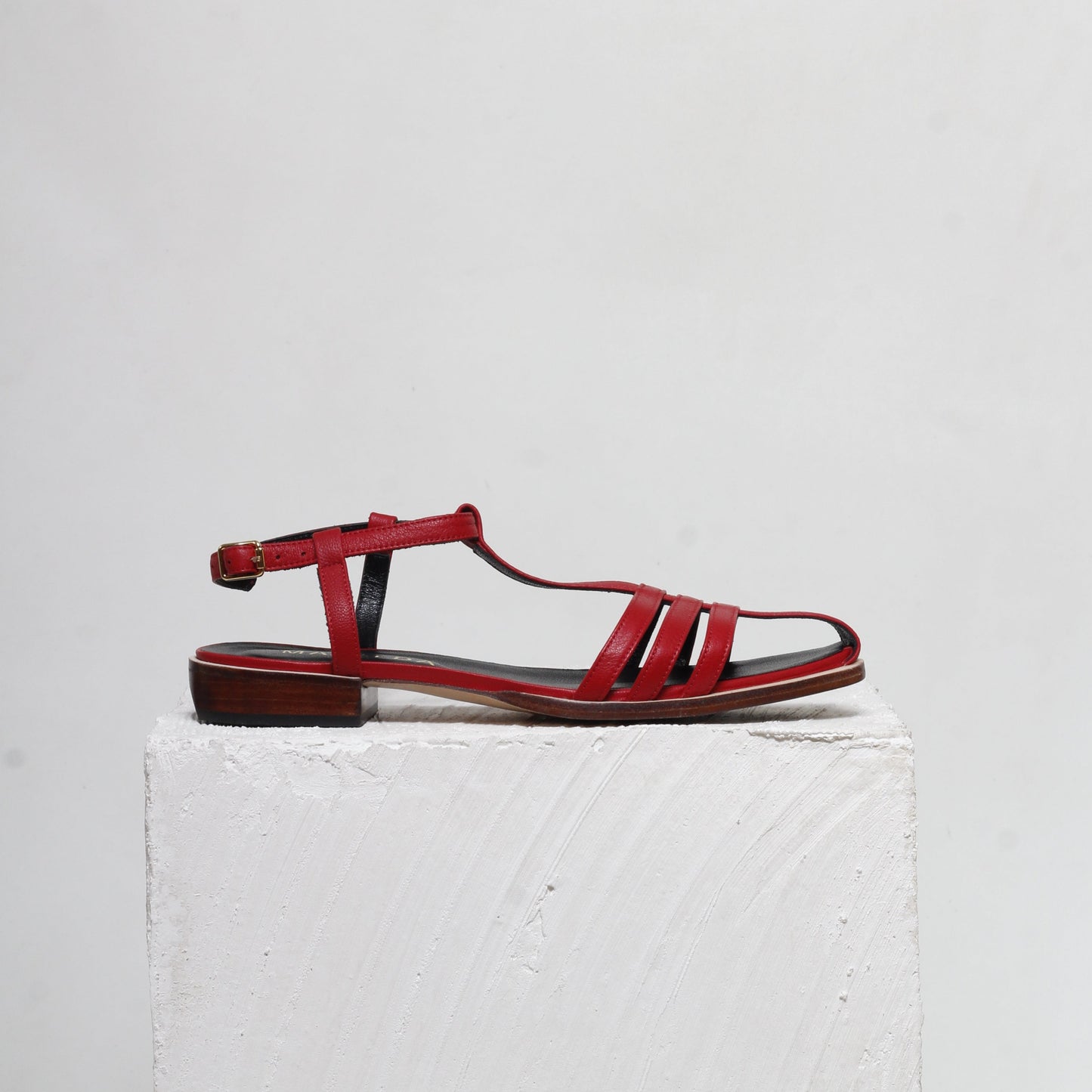 Magnolia Red Fisherman Sandals