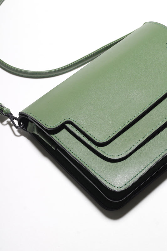 Maia Green Leather Bag