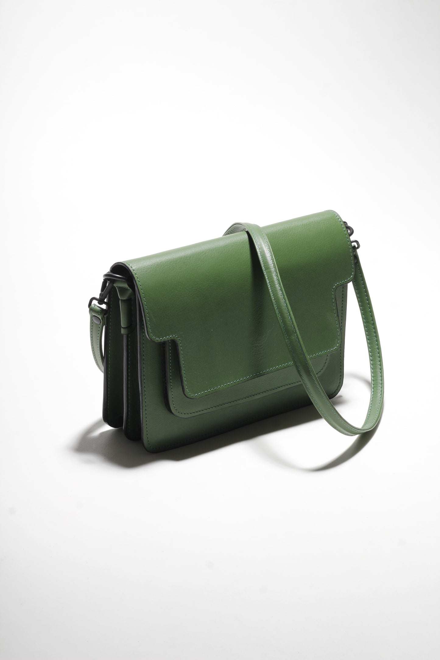 Maia Green Leather Bag