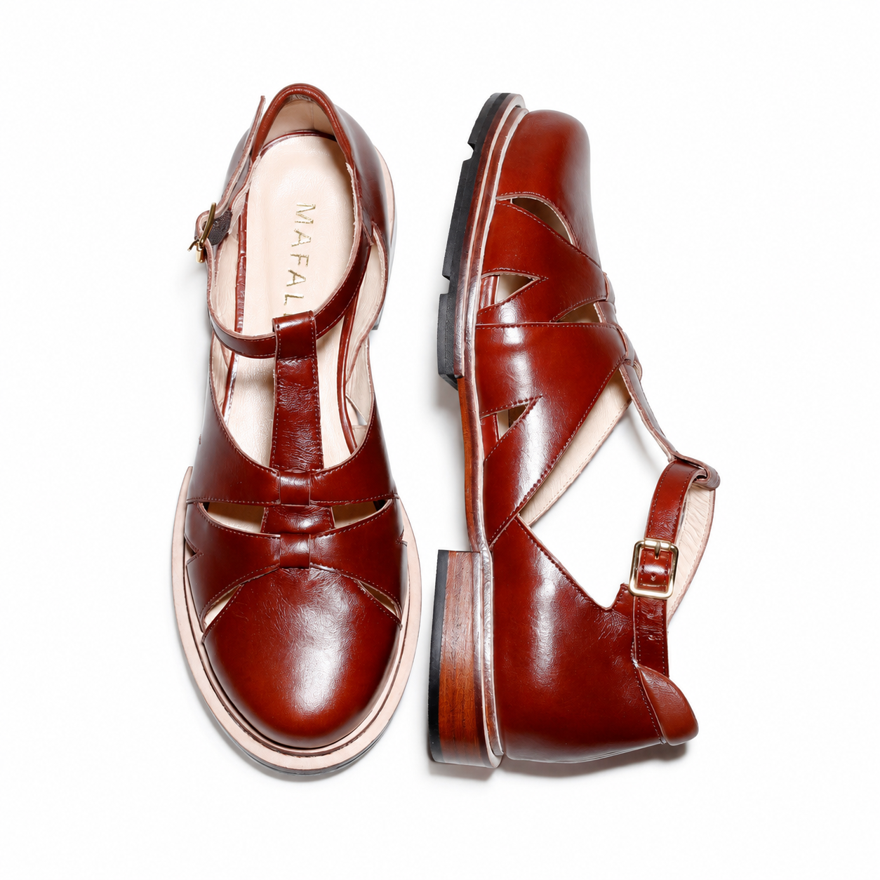 Maite Coffee Fisherman Sandals