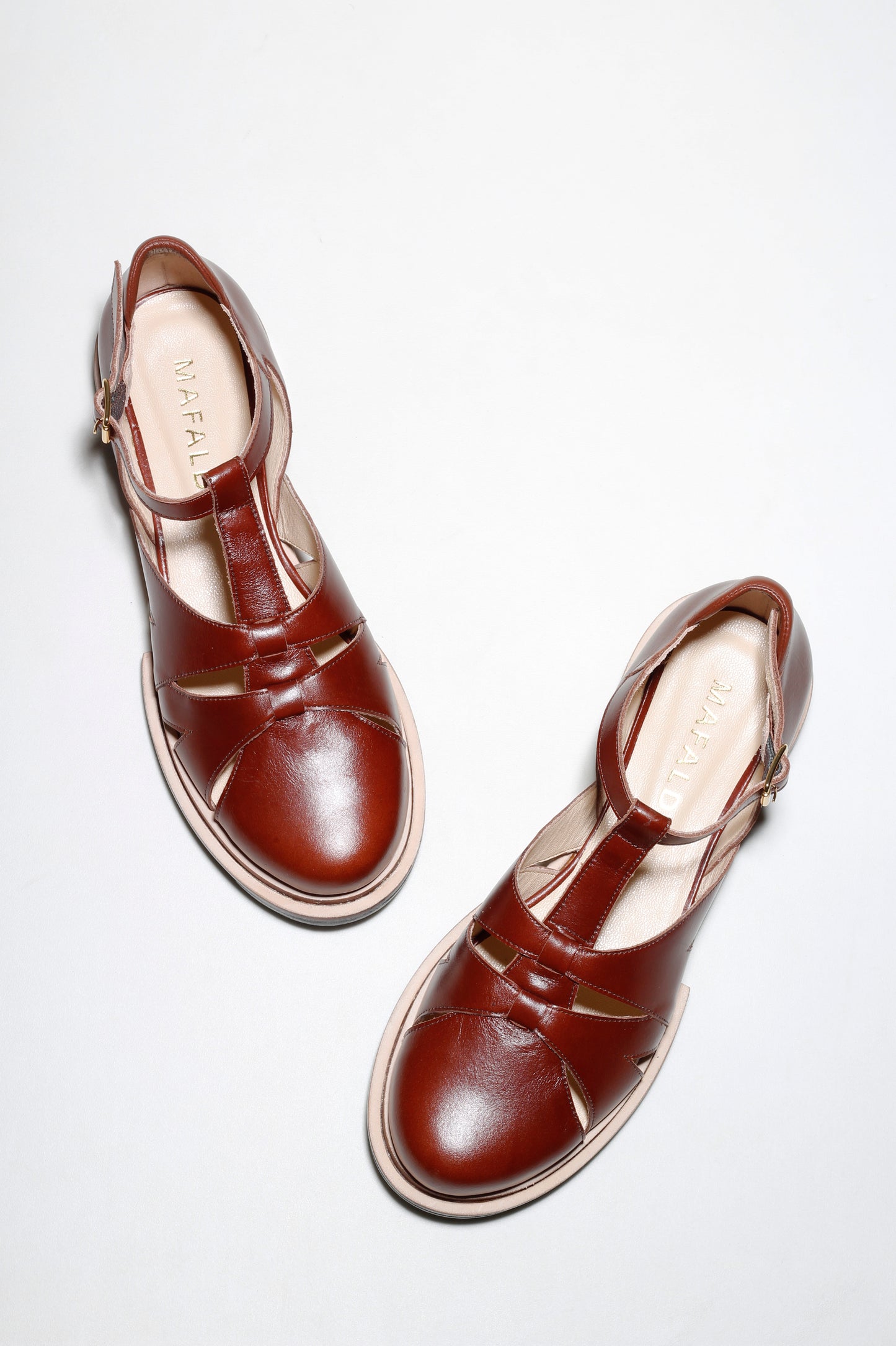Maite Coffee Brown Fisherman Sandals