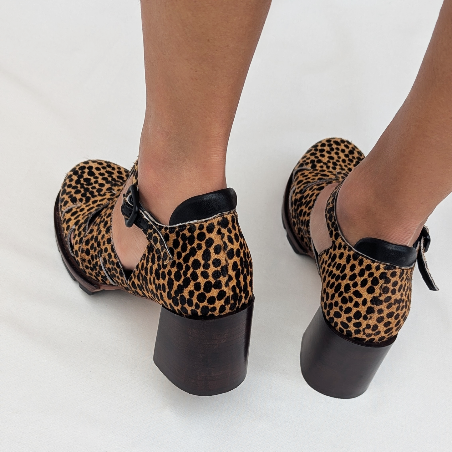 Maite Animal Print Heeled Sandals