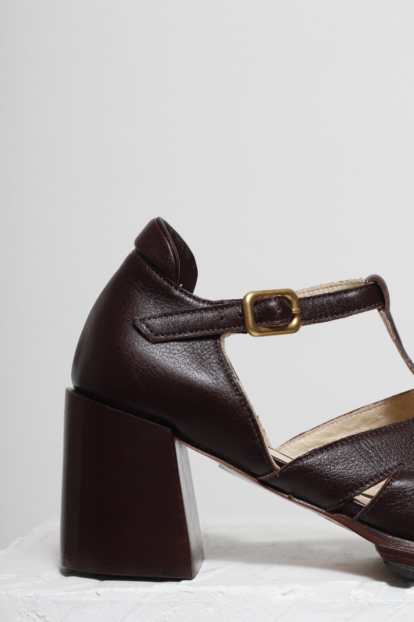 Maite Coffee Brown Heeled Sandals