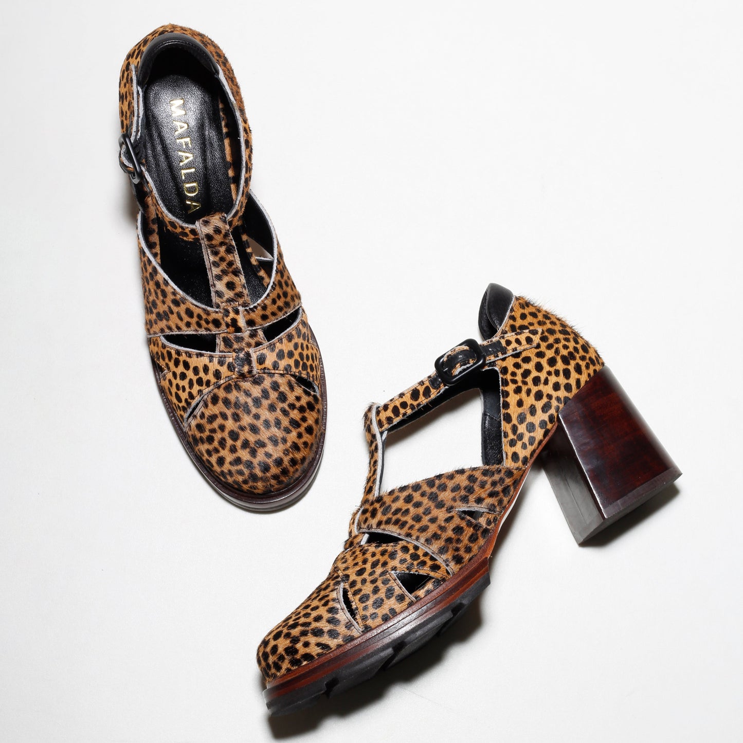 Maite Animal Print Heeled Sandals